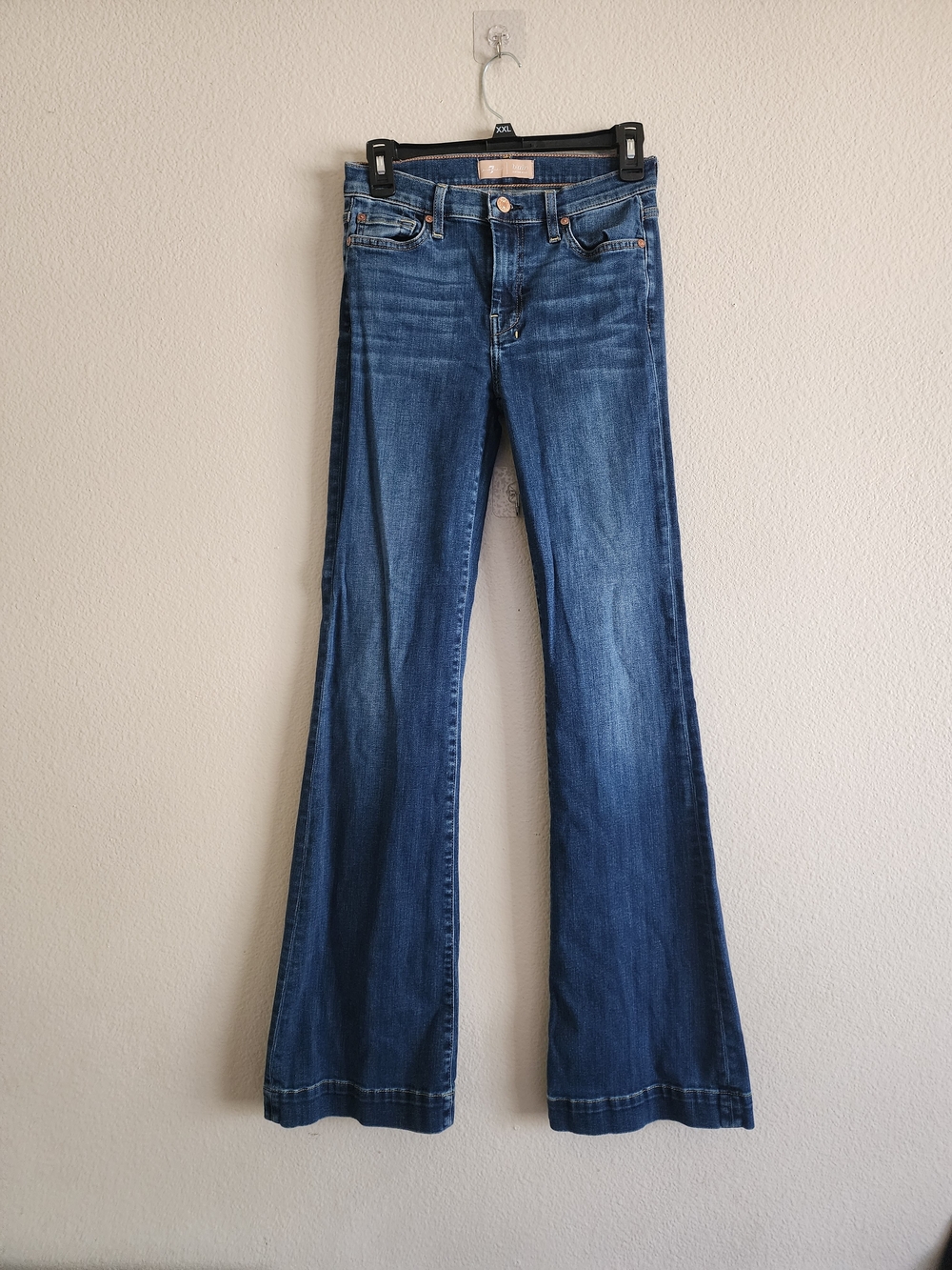7 For All Mankind b(air) Authentic Dojo Flare Jeans Size 27